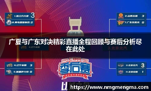 广夏与广东对决精彩直播全程回顾与赛后分析尽在此处