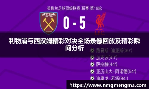 利物浦与西汉姆精彩对决全场录像回放及精彩瞬间分析